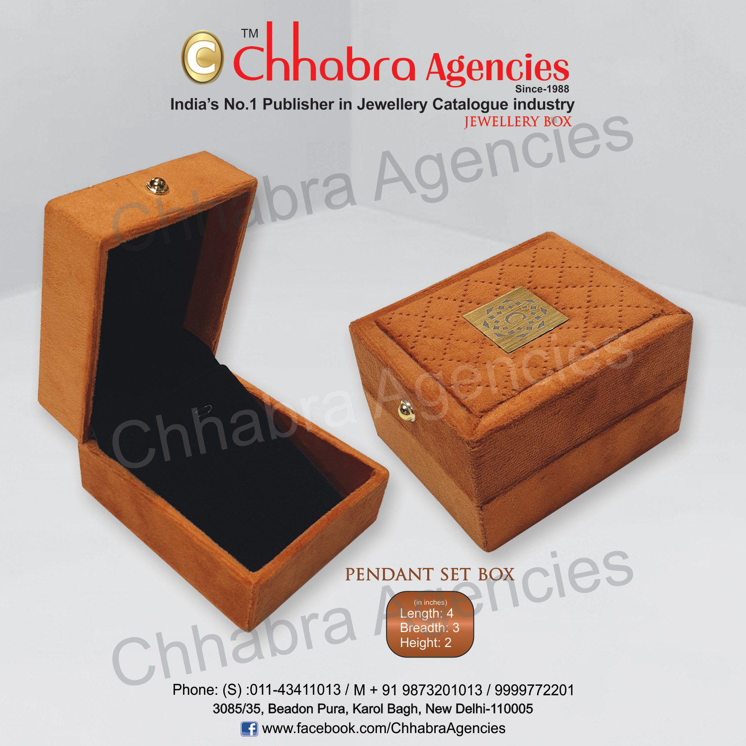 Pendant Set Box 4"x3"